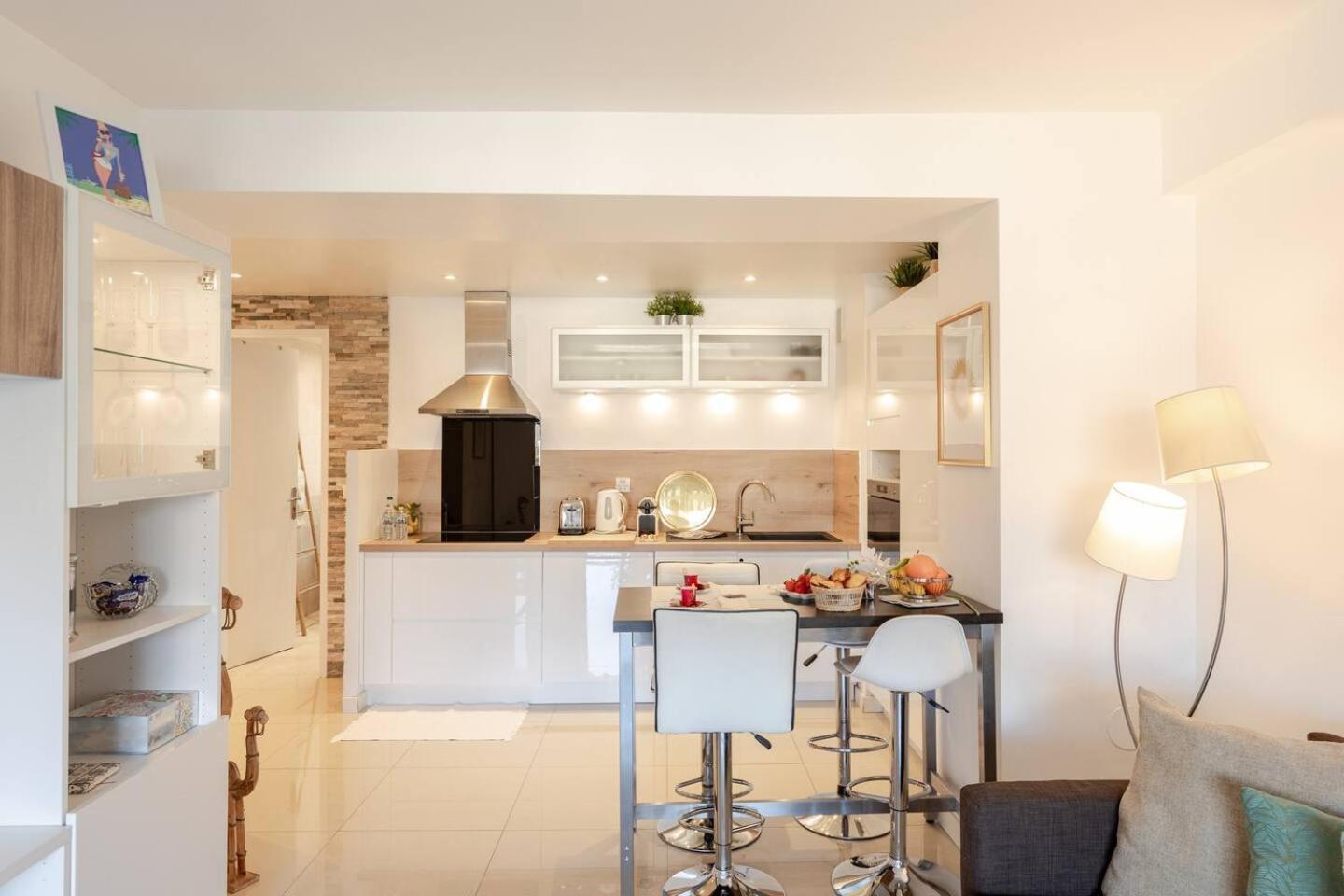 Appartement Cosy Calme Central-Terrasse Proche Palais 戛纳 外观 照片