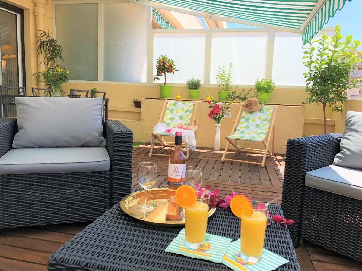 Appartement Cosy Calme Central-Terrasse Proche Palais 戛纳 外观 照片