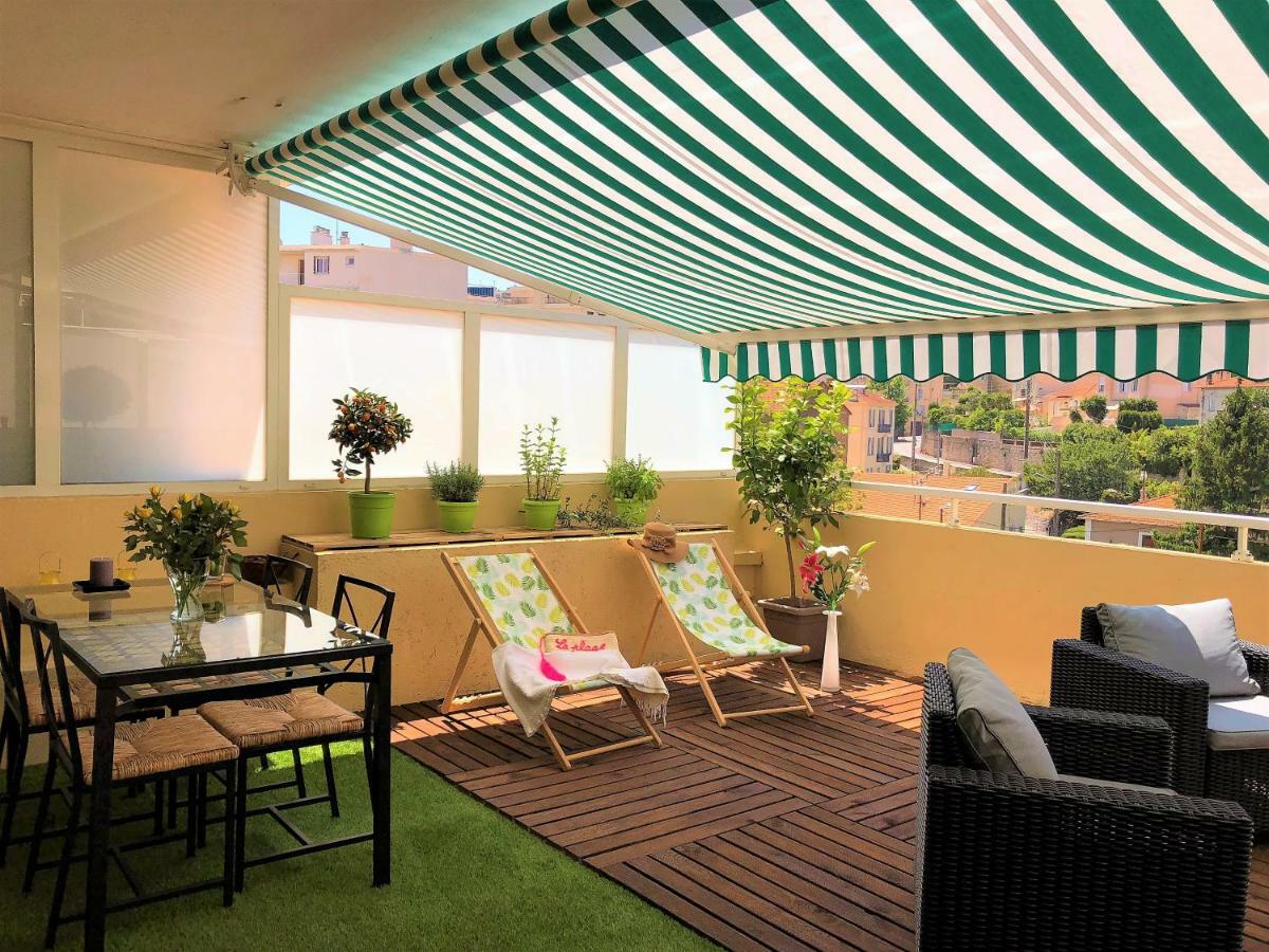 Appartement Cosy Calme Central-Terrasse Proche Palais 戛纳 外观 照片