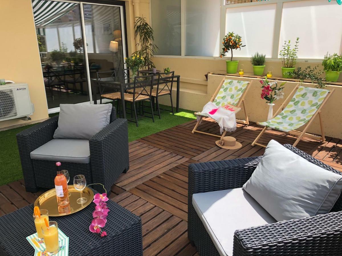 Appartement Cosy Calme Central-Terrasse Proche Palais 戛纳 外观 照片